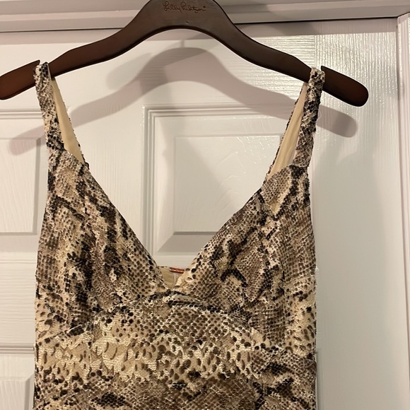 Snake Print Free People Dress - Picture 2 of 3